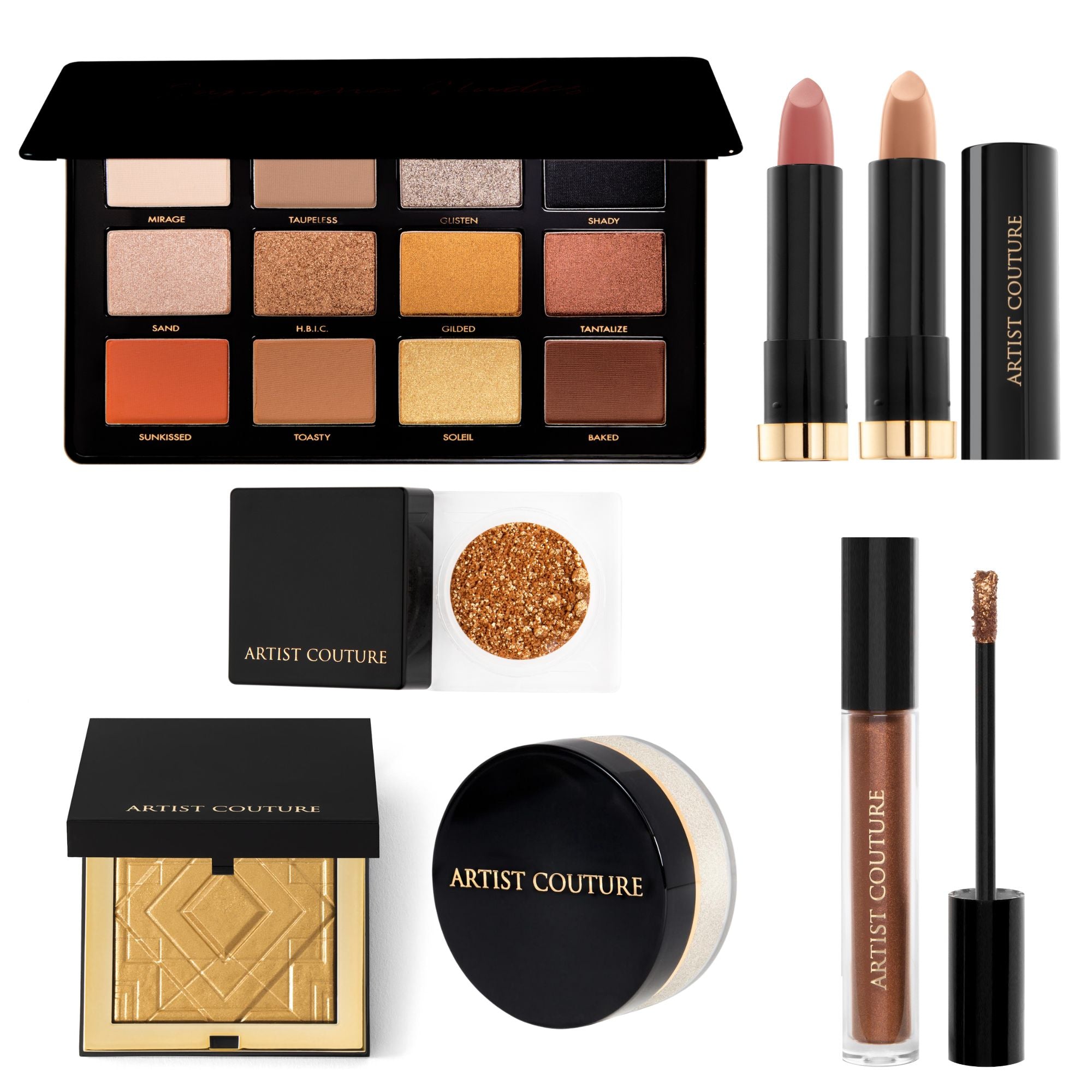artist couture supreme nudes pressed pigment eyeshadow palette